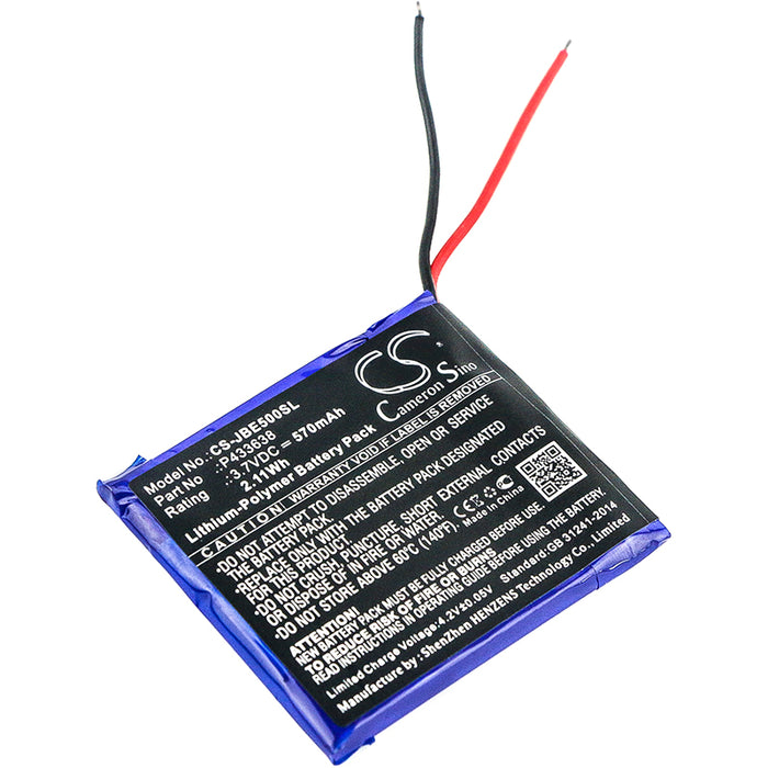 CS-JBE500SL : Battery for JBL Synchros E50BT - Replaces JBL P433638