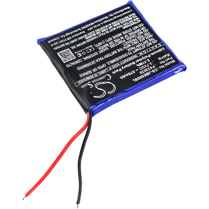 CS-JBE500SL : Battery for JBL Synchros E50BT - Replaces JBL P433638