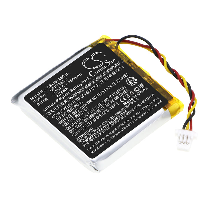 CS-JBL660SL : Battery for JBL Live 660, Live 660NC - Replaces JBL GSP683331