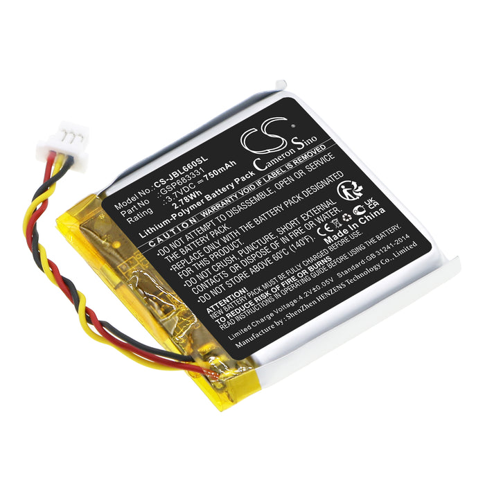 CS-JBL660SL : Battery for JBL Live 660, Live 660NC - Replaces JBL GSP683331