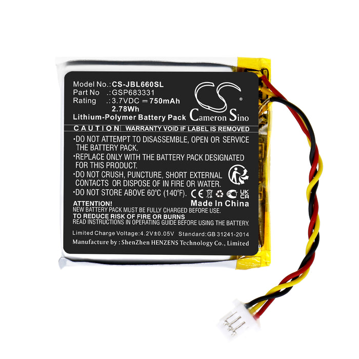 CS-JBL660SL : Battery for JBL Live 660, Live 660NC - Replaces JBL GSP683331