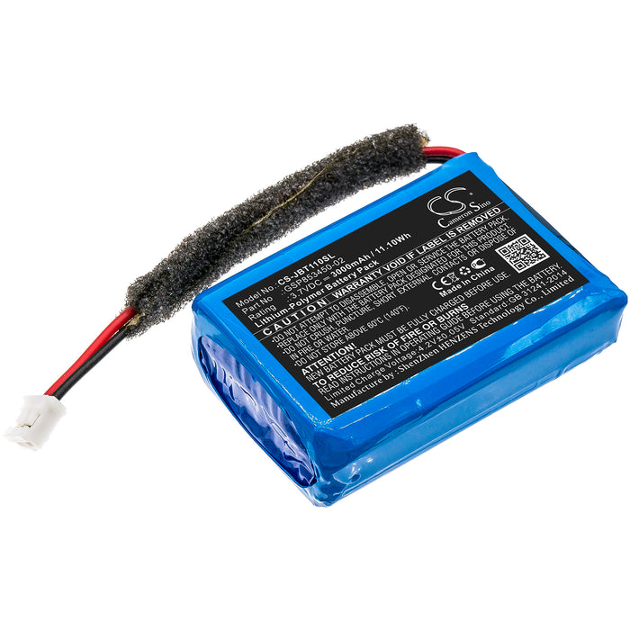 CS-JBT110SL : Battery for JBL Turbo - Replaces JBL GSP853450-02