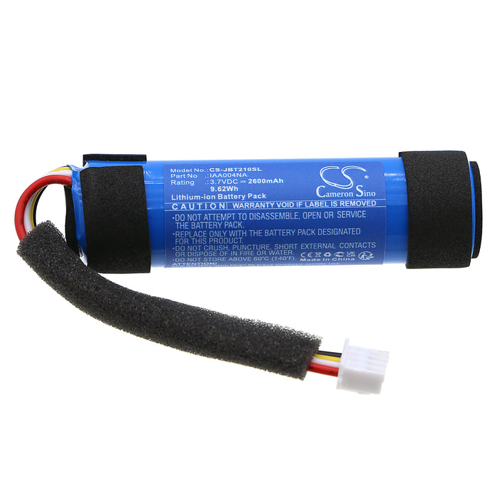 CS-JBT210SL : Battery for JBL Tuner 2 - Replaces JBL IAA004NA