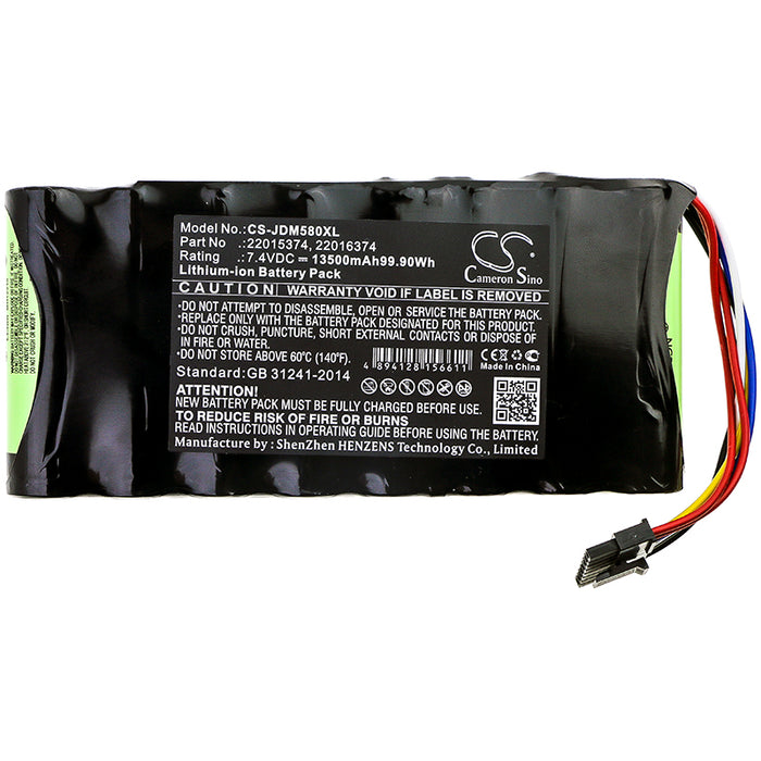 CS-JDM580XL : Battery for JDSU VIAVI MTS-5800, VIAVI MTS-5802 - Replaces JDSU 22015374, 22016374