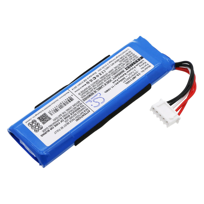 CS-JMF310SL : Battery for JBL Flip 4, Flip 4 Special Edition - Replaces JBL GSP872693 01, GSP872693 03A, P763098 03A