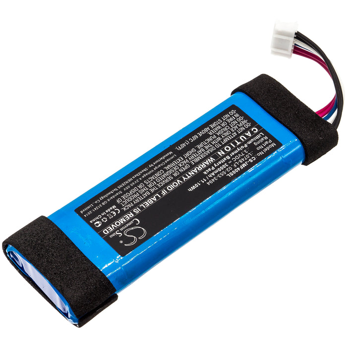 CS-JMF400SL : Battery for JBL Flip Essential, Flip 3 Stealth Edition, Flip 3 SE - Replaces JBL L0748-LF, 02-553-3494, GSP872693