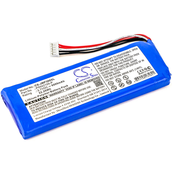 CS-JMP300SL : Battery for JBL Pulse 3, APJBLPUESE3, 2017DJ1714 - Replaces JBL P5542100-P