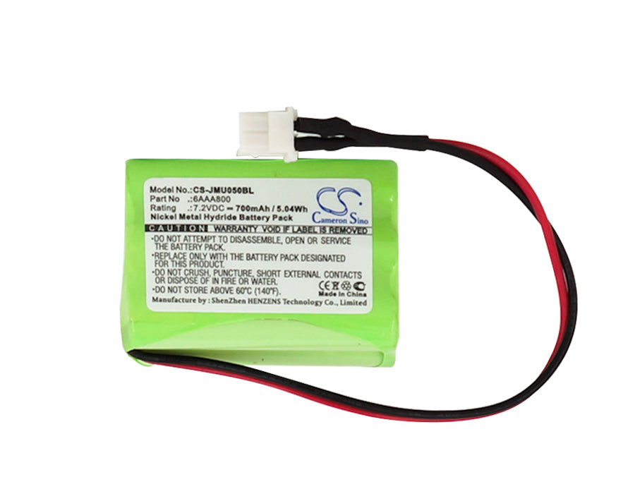 CS-JMU050BL : Battery for JAY UTE050, UTE 050 - Replaces JAY 6AAA800