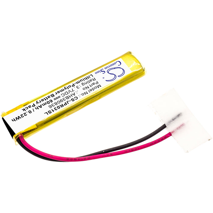 CS-JPR031SL : Battery for Jabra Sport Stereo, Sport Wireless+, Sport Wireless Plus and others - Replaces Jabra AHB390836, B350735, HS-11 and others