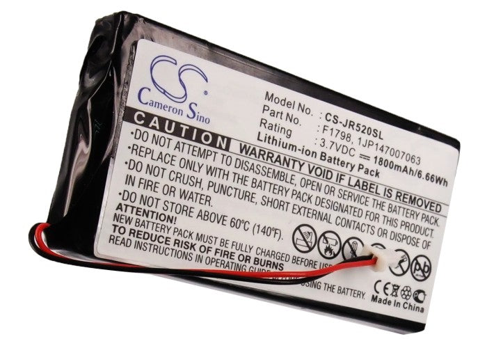 CS-JR520SL : Battery for HP Jornada 520, Jornada 525, Jornada 535 and others - Replaces HP F1798, 1JP147007063