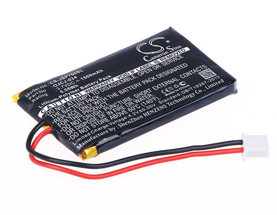 CS-JSP700SL : Battery for JVC SP-AD70, JVC SP-AD70-A, JVC SP-AD70-B and others - Replaces JVC OJCJ-034