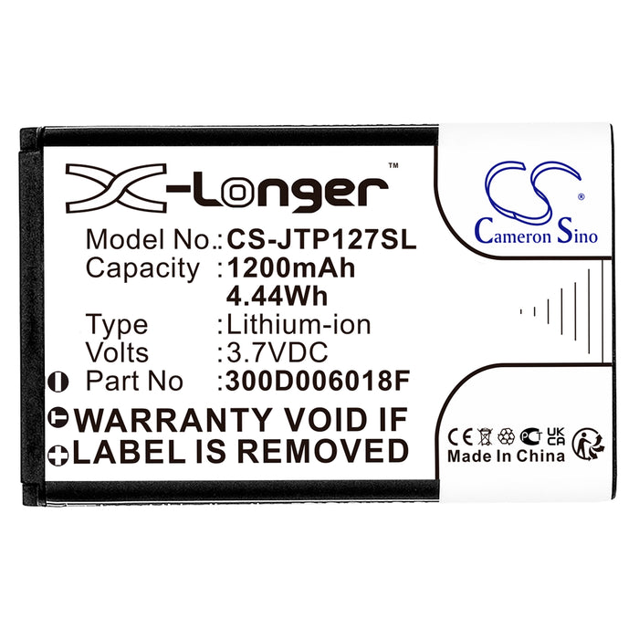 CS-JTP127SL : Battery for F-Fook F669 - Replaces JCB 300D006018F