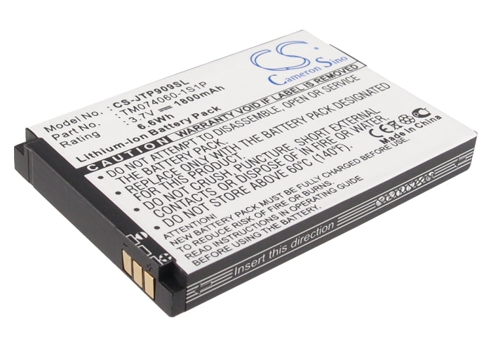 CS-JTP909SL : Battery for JCB Toughphone Pro-Smart, Toughphone TP909, TP909 and others - Replaces JCB TM074060-1S1P