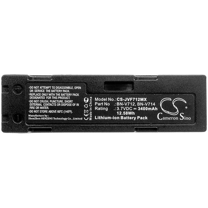 CS-JVF712MX : Battery for JVC GR-DV70E, GR-DVJ70, GR-DV2 and others - Replaces JVC BN-V714, BN-V712, BN-V712U and others