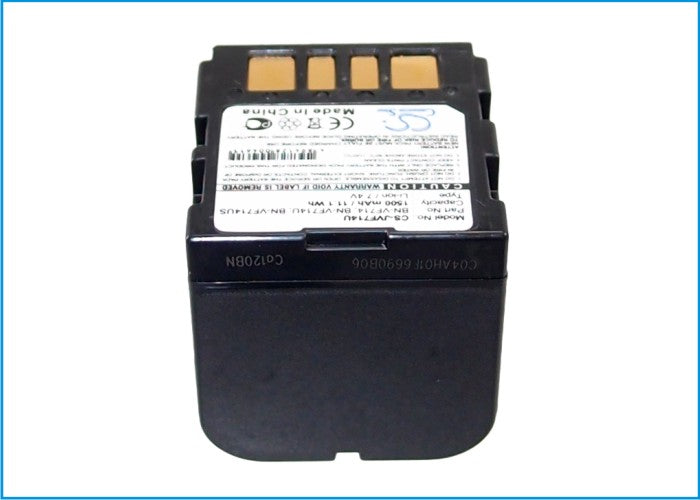 CS-JVF714U : Battery for JVC GR-DF420, GR-D290AH, GR-D275 and others - Replaces JVC BN-VF714, BN-VF714U, BN-VF714US and others