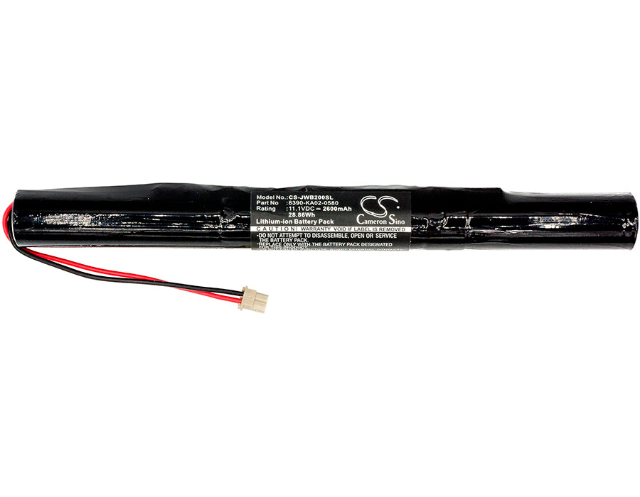 CS-JWB200SL : Battery for Jawbone Big Jambox, J2011-03-US, J2011-02-US - Replaces Jawbone J200/ICR18650F1L, 8390-KA02-0580