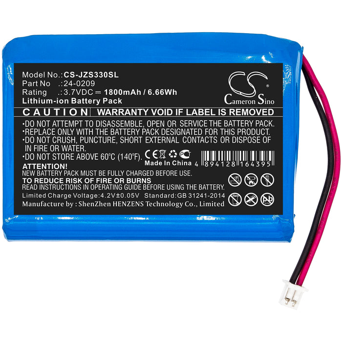 CS-JZS330SL : Battery for Jandy Zodiac E33 EOS Wireless Remote - Replaces Jandy 24-0209