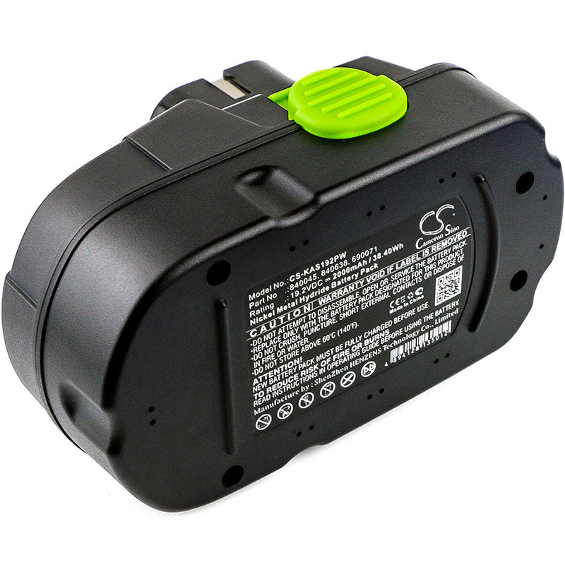 CS-KAS192PW : Battery for Kawasaki 19.2V Unisource, 69007, 691235