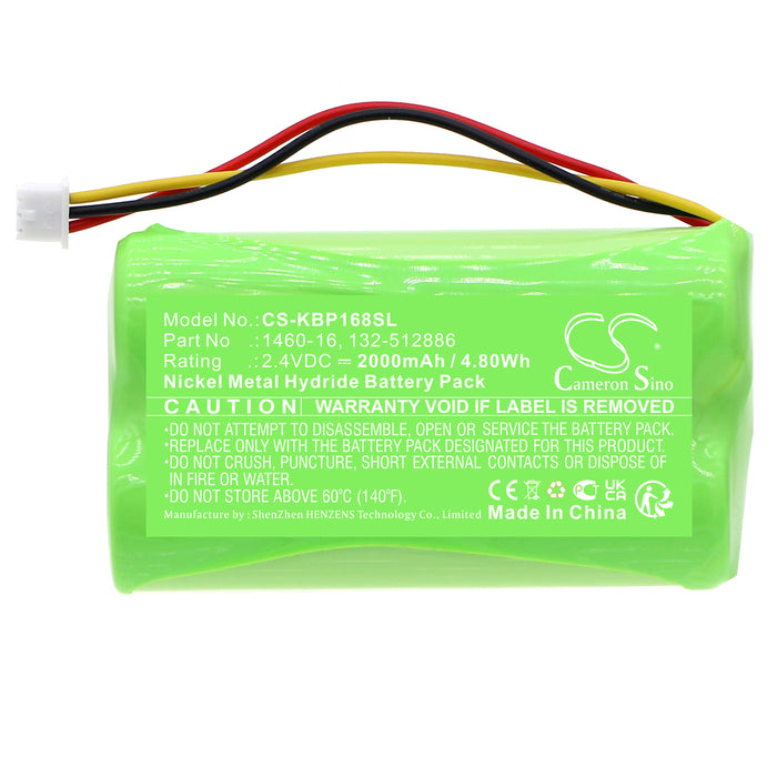 CS-KBP168SL : Battery for Kaba Programmer 1460 - Replaces Kaba 1460-16, 132-512886