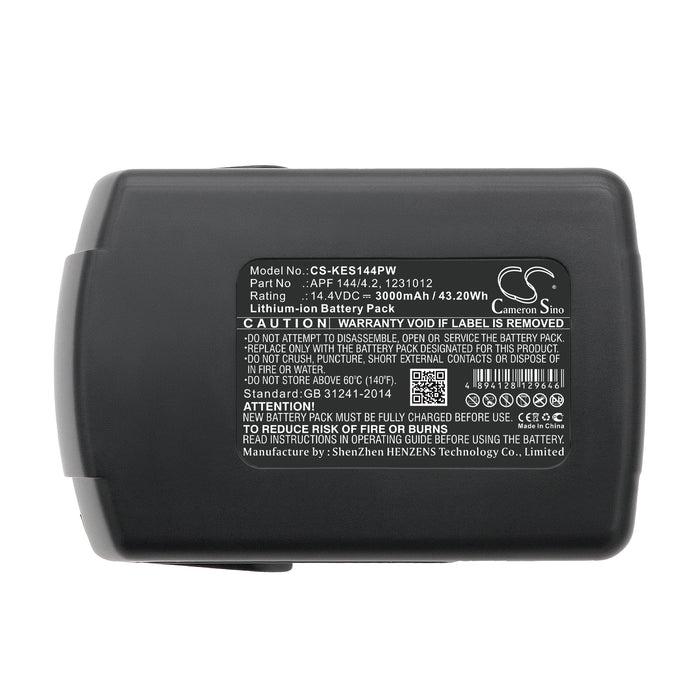 CS-KES144PW : Battery for Kress 144 AFB - Replaces Kress APF 144/4.2, 1231012