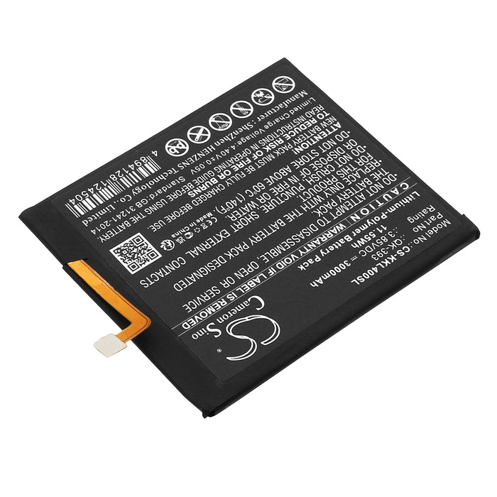 CS-KKL400SL : Battery for QiKU 360 N4, 360 N4 LTE Dual SIM, 1503-A01 and others - Replaces QiKU QK-393