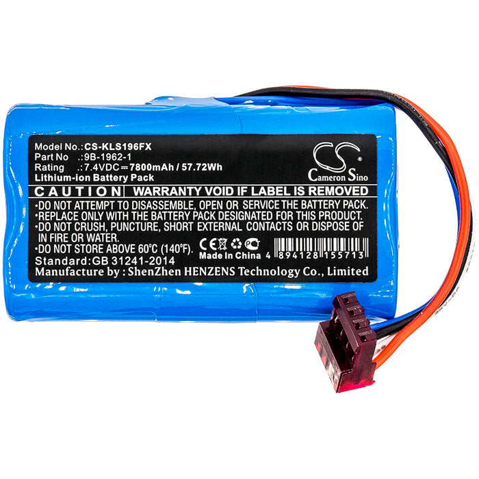 CS-KLS196FX : Battery for Koehler Lighthawk LED, Lighthawk Vision LED, 07712 and others - Replaces Koehler 9B-1962-1