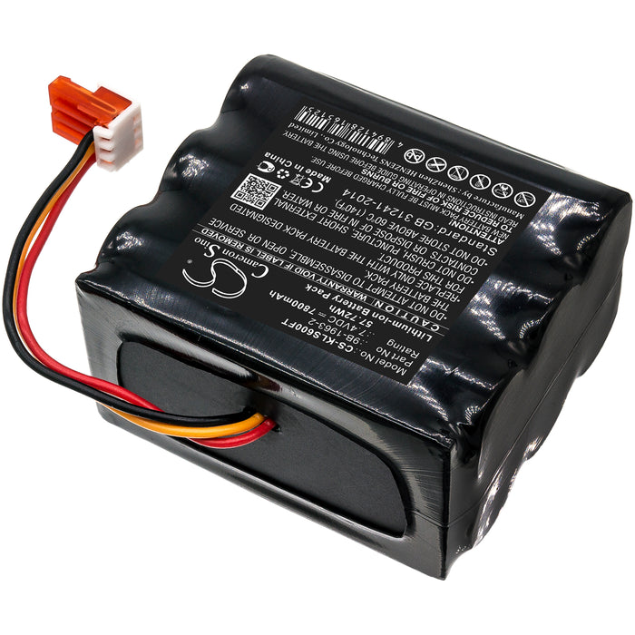 CS-KLS600FT : Battery for Koehler Lighthawk 600, Lighthawk 600 Lumens, Lighthawk Gen II LED - Replaces LightHawk 9B-1963-2, 9B-1963-3