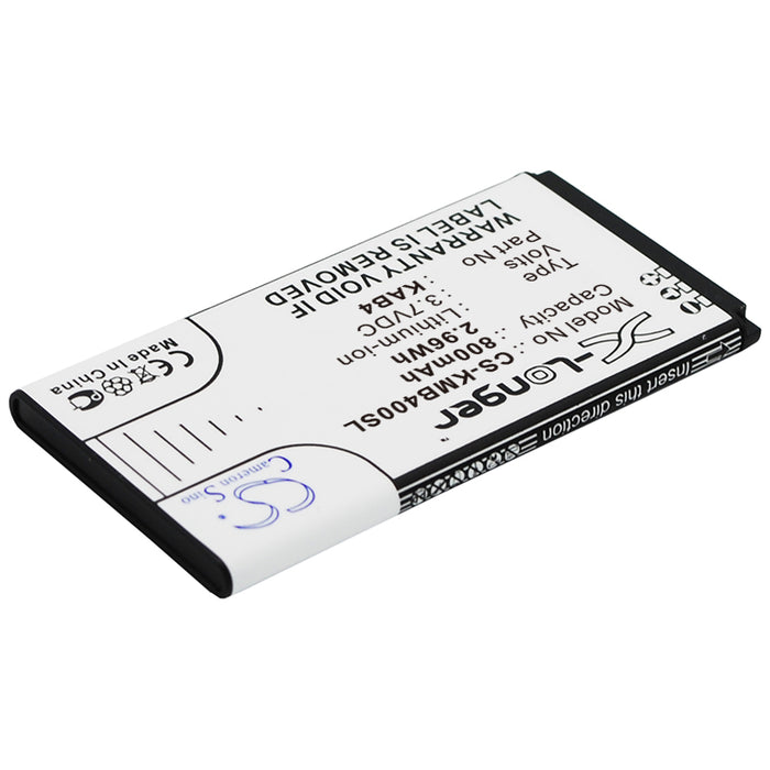 CS-KMB400SL : Battery for MaxCom MM720, MM720BB, MM721BB and others - Replaces KAZAM KAB4, KAB4-AAABA005026