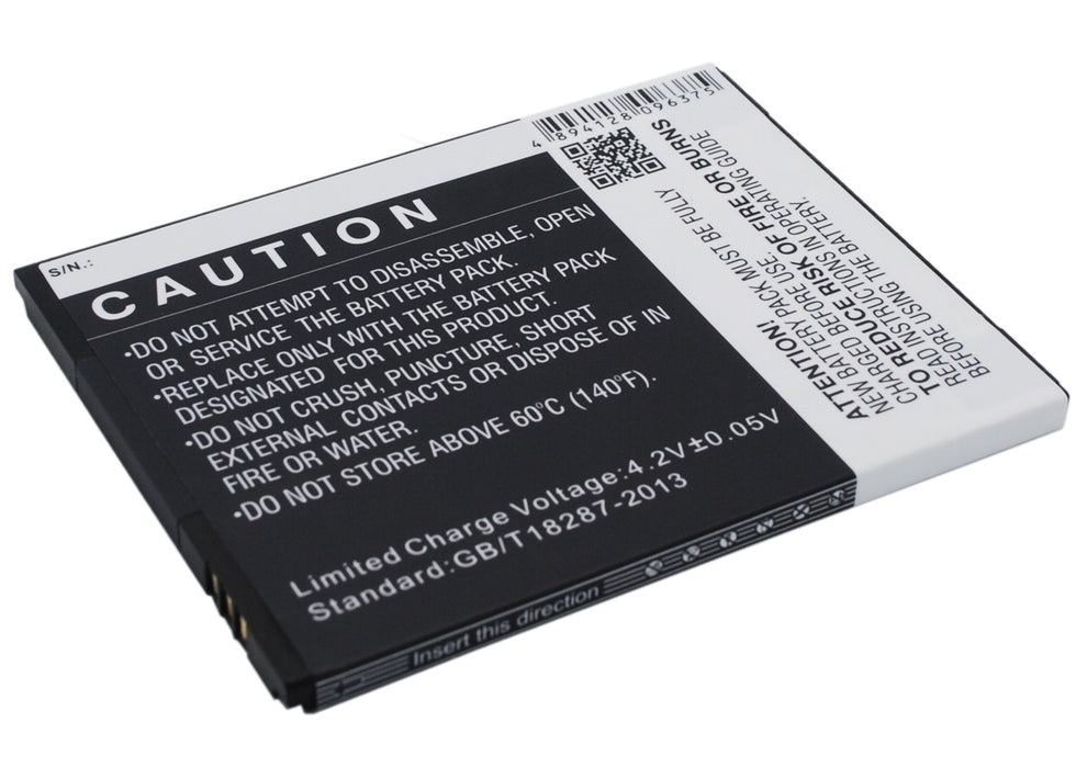 CS-KMT550SL : Battery for KAZAM Trooper X5.5 - Replaces KAZAM KAX55, KAX55-BKBAK007752