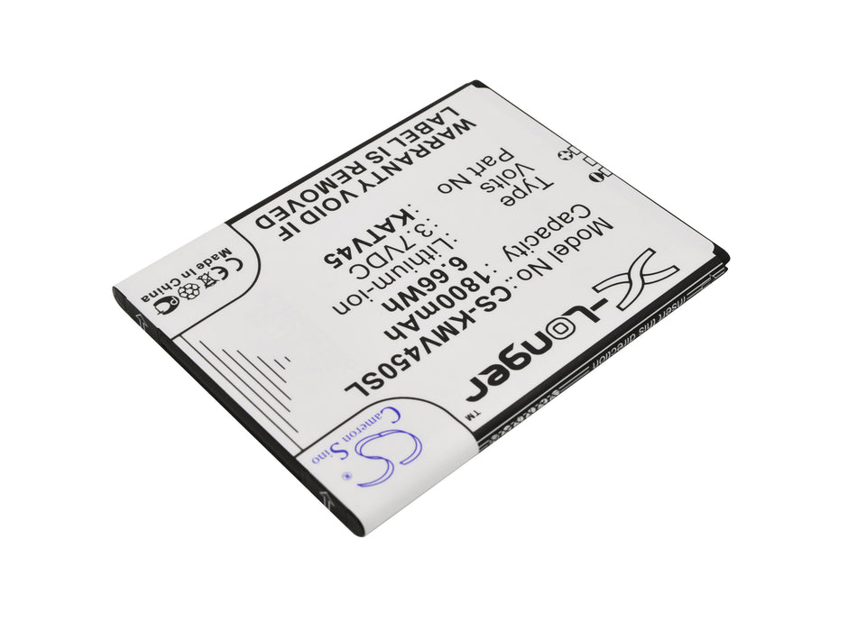 CS-KMV450SL : Battery for KAZAM TV 4.5 - Replaces KAZAM KATV45, KATV45-HSBH0014659