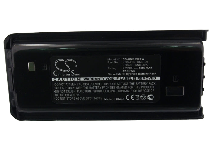 CS-KNB290TW : Battery for Kenwood TK-2200, TK-2202, TK-2206 and others - Replaces Kenwood KNB-29N, KNB-29, KNB-30 and others