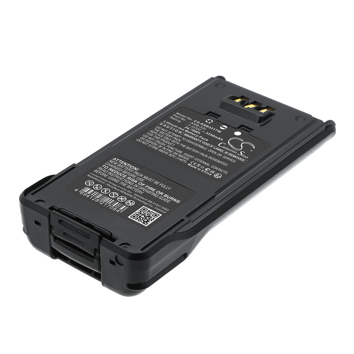 CS-KNB331TW : 7.4v 3350mAh Li-ION battery, replaces Kenwood KNB-33L, KNB-41NC, etc