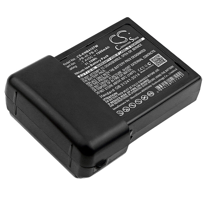 CS-KNB410TW : Battery for Kenwood TK-2118, TK-3118 - Replaces KENWOOD PB-40, PB-41