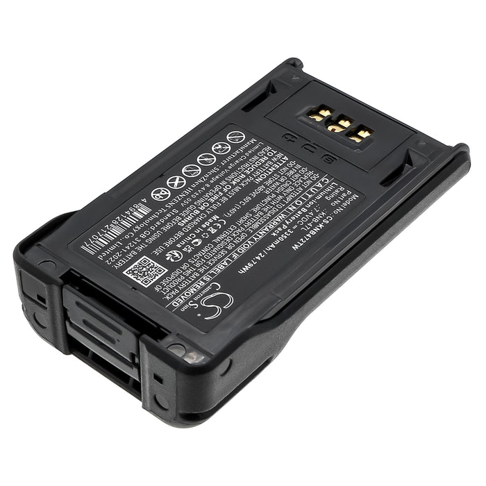 CS-KNB472TW : 7.4v 3350mAh Li-ION battery, replaces Kenwood KNB-47L, KNB-48L, KNB-50NC