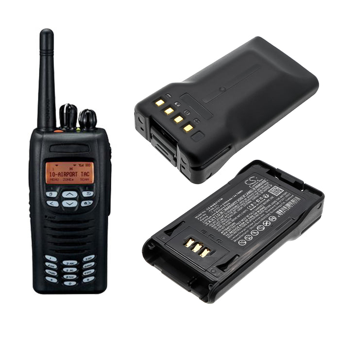 CS-KNB472TW : 7.4v 3350mAh Li-ION battery, replaces Kenwood KNB-47L, KNB-48L, KNB-50NC