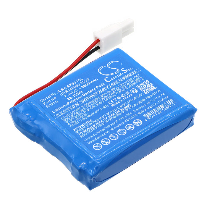 CS-LAX631SL : Battery for Launch X631, X631+ - Replaces Launch INR148650 2S2P