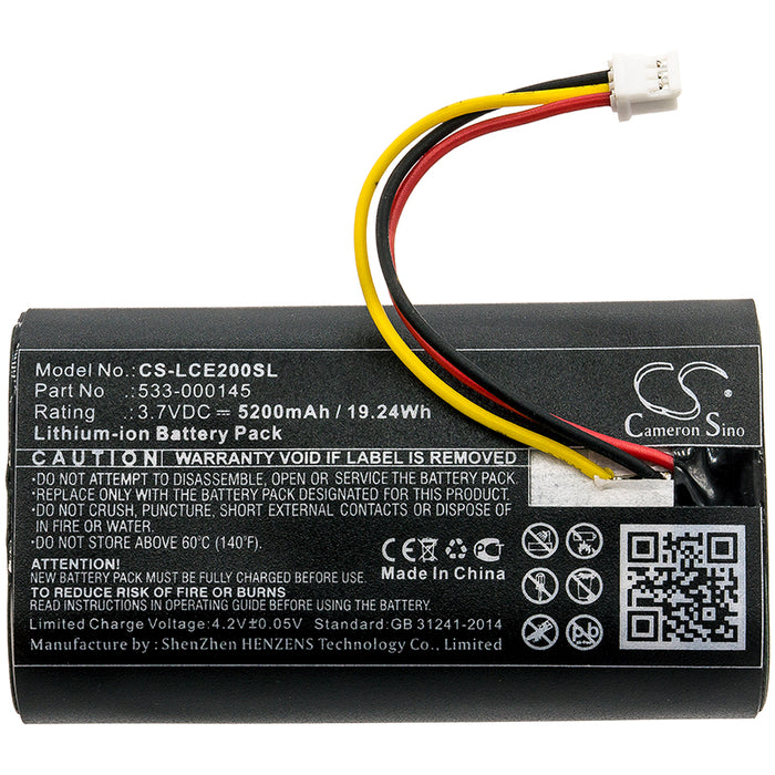 CS-LCE200SL : Battery for Logitech CIRCLE 2, ICES-3(3), NMB-3(B) and others - Replaces Logitech 533-000145