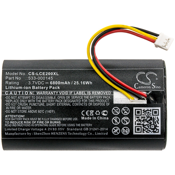 CS-LCE200XL : Battery for Logitech CIRCLE 2, ICES-3(3), NMB-3(B) and others - Replaces Logitech 533-000145