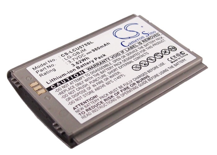 CS-LCU575SL : Battery for Cingular TRAX - Replaces LG LG-GBJM