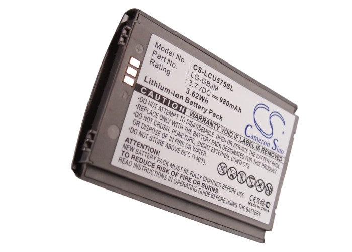 CS-LCU575SL : Battery for Cingular TRAX - Replaces LG LG-GBJM