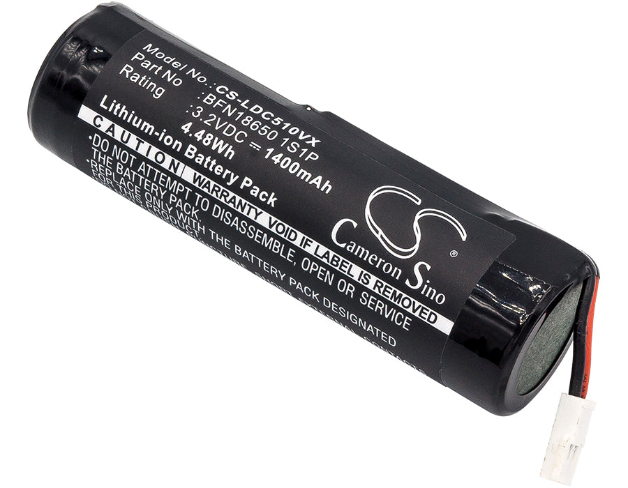 CS-LDC510VX : Battery for Leifheit Dry&Clean 51000, Dry&Clean 51002, Dry&Clean 51113 and others - Replaces Leifheit BFN18650 1S1P, 205050, 205513 and others