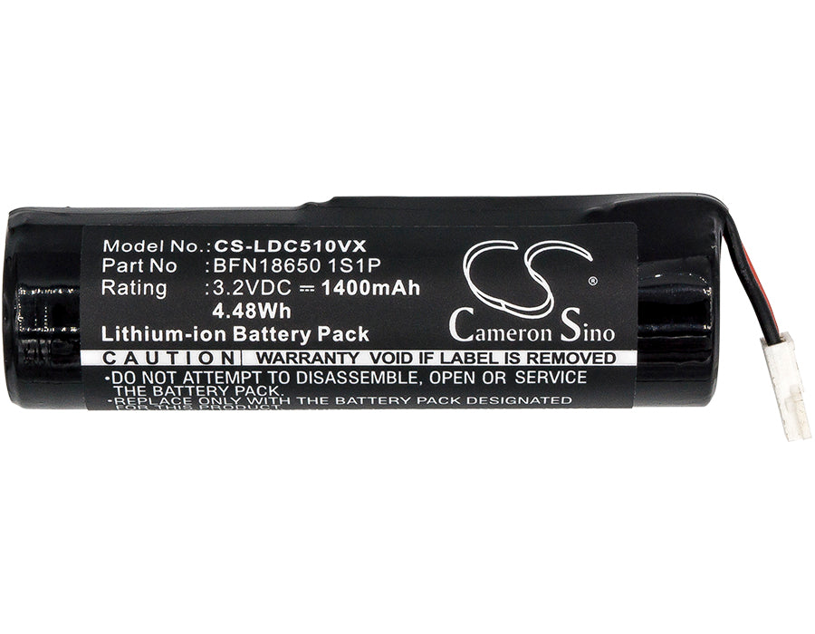 CS-LDC510VX : Battery for Leifheit Dry&Clean 51000, Dry&Clean 51002, Dry&Clean 51113 and others - Replaces Leifheit BFN18650 1S1P, 205050, 205513 and others