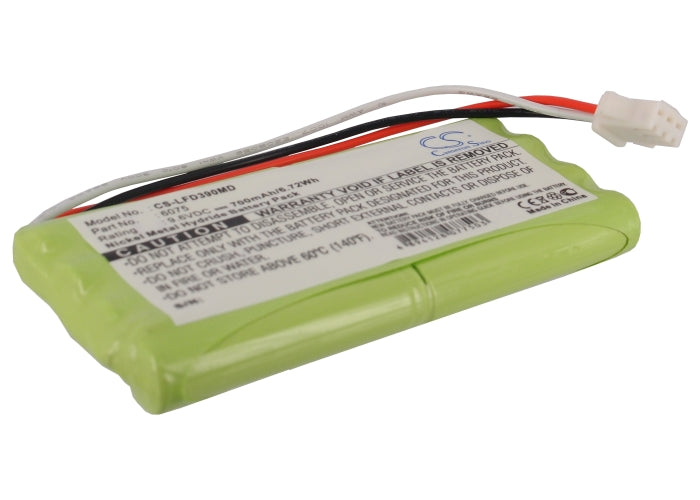 CS-LFD390MD : Battery for Toitu FD390 Doppler, FD390 - Replaces Toitu 6075