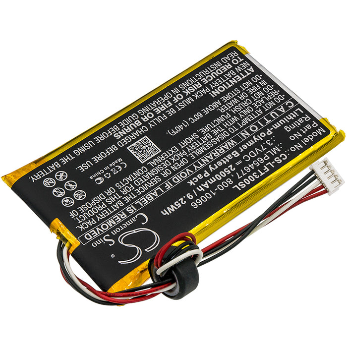 CS-LFT300SL : Battery for Leapfrog LeapPad3, LeapPad 3 - Replaces LeapFrog MLP654677, 800-10066