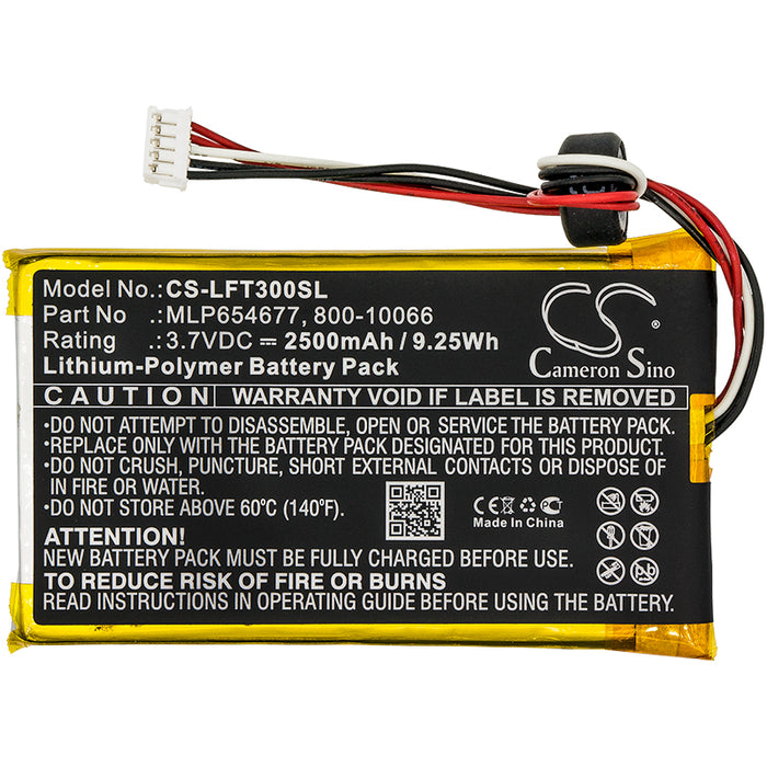 CS-LFT300SL : Battery for Leapfrog LeapPad3, LeapPad 3 - Replaces LeapFrog MLP654677, 800-10066