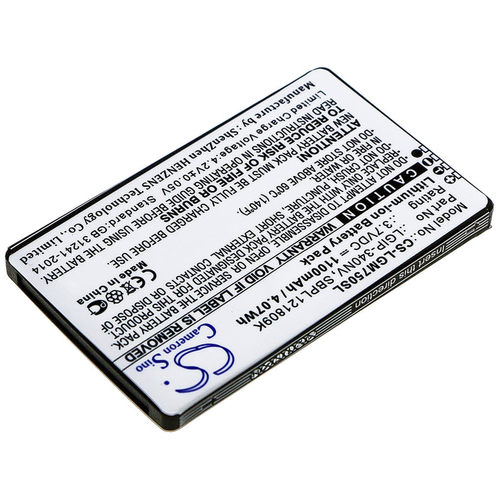 CS-LGM750SL : Battery for LG GM750, Layla, Eigen and others - Replaces LG LGIP-340NV, SBPL121809K, SBPP0026903 and others