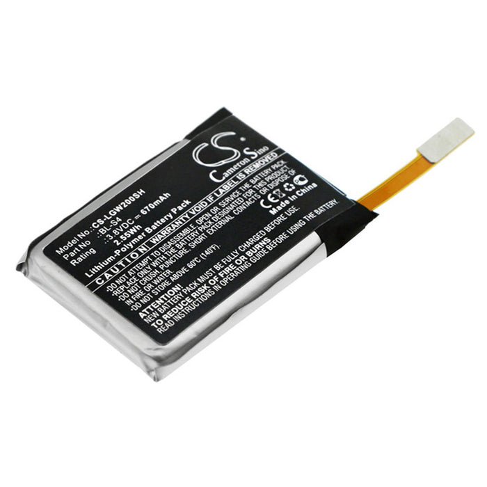 CS-LGW200SH : Battery for LG Watch Urbane LTE, W200 - Replaces LG BL-S4