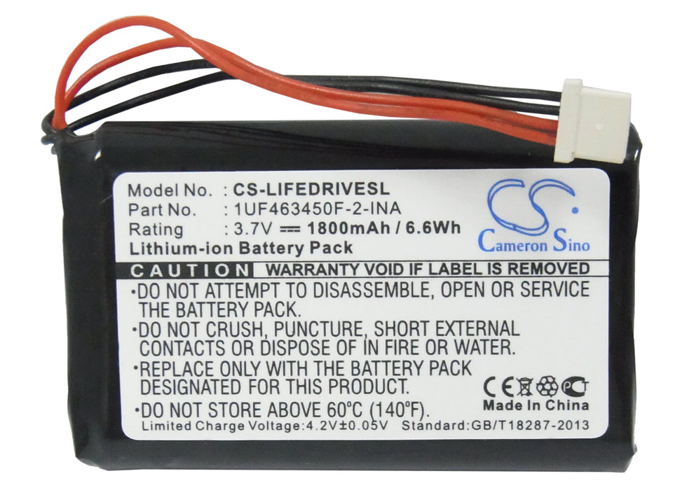 CS-LIFEDRIVESL : Battery for Palm LifeDriver - Replaces Palm 1UF463450F-2-INA