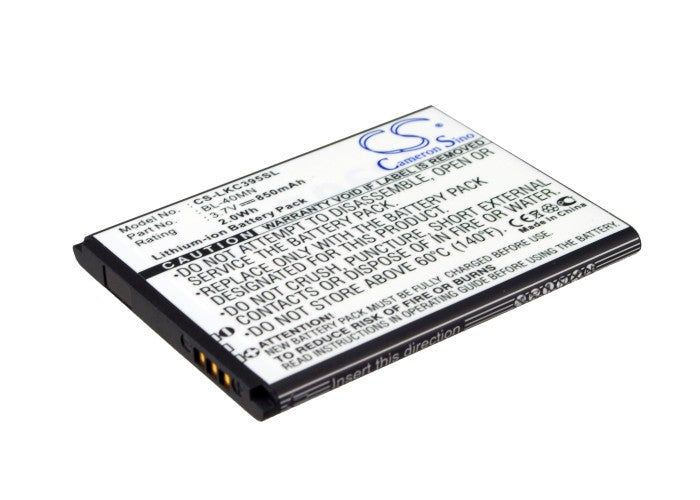 CS-LKC395SL : Battery for LG LG272W, VN280, Extravert 2 and others - Replaces LG BL-40MN, EAC61700902