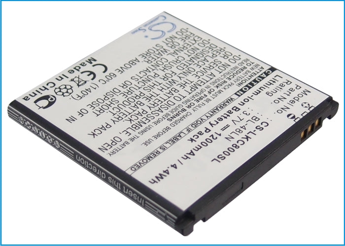 CS-LKC800SL : Battery for T-Mobile myTouch Q, myTouch Q 4G - Replaces T-Mobile BL-48LN